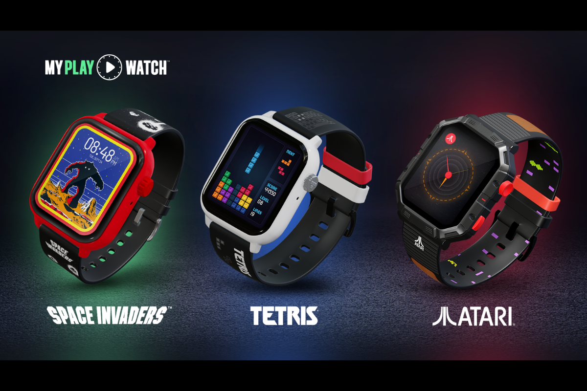 My Play Watch is expanding its lineup of playable retro gaming watches into the UK and EU ahead of the holiday season, with models based on four iconic franchises.