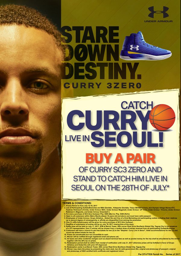 Get a chance to see Seth Curry live!