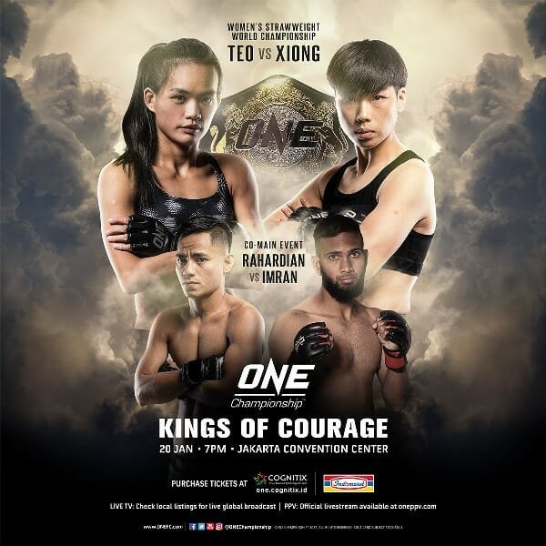 Tiffany Teo and Xiong Jing Nan vie for inaugural ONE Women’s strawweight championship