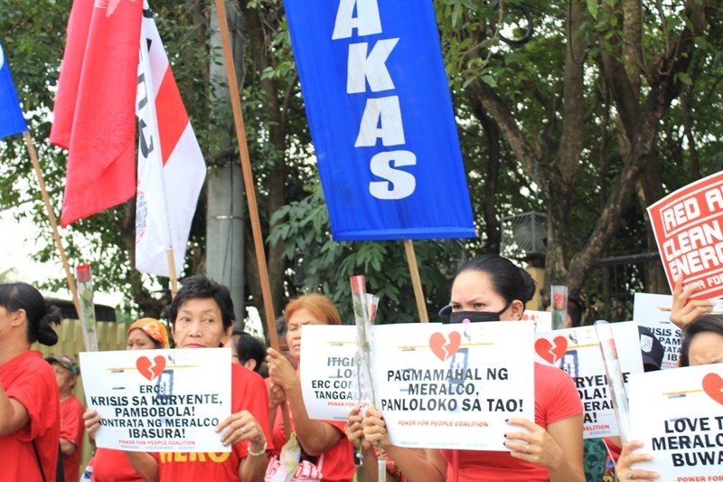 Groups tell ERC this Valentine's: 'Practice abstinence, hands off Meralco contracts!'