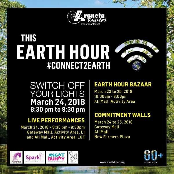 On Earth Hour 2018, Araneta Center switches lights off to #Connect2Earth