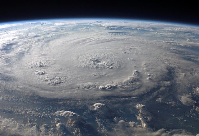 Cyclone Barrels Towards Okinawa