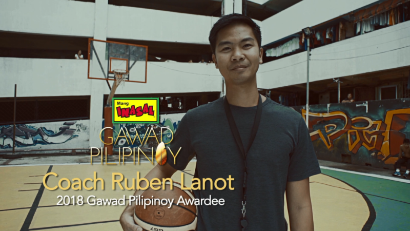 Utilizing basketball as a means to inspire and teach life lessons to underprivileged youth, Coach Ruben Lanot II was recently honored as the Mang Inasal’s 2018 Gawad Pilipinoy awardee.