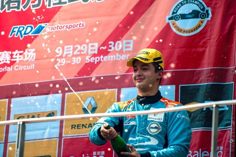 Daniel Miranda scores back-to-back podium finish in Sepang to cap off a stellar rookie season in Asia Formula Renault