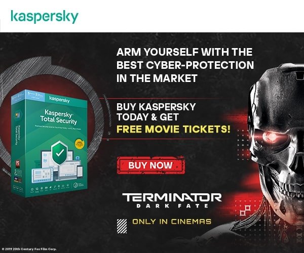 Kaspersky partners with 20th Century Fox for Terminator Dark Fate