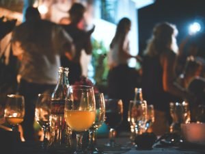party, partying, booze, drinks, bar [Photo by Marvin Meyer on Unsplash]