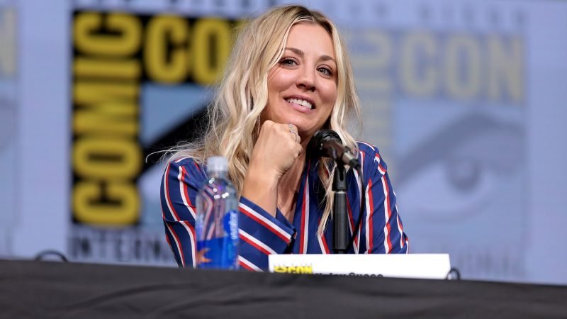 Kaley Cuoco baby shower includes dancing and drone display