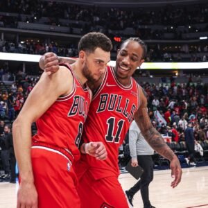 Zach LaVine and DeMar DeRozan of the Chicago Bulls [photo from DeMar DeRozan Instagram]
