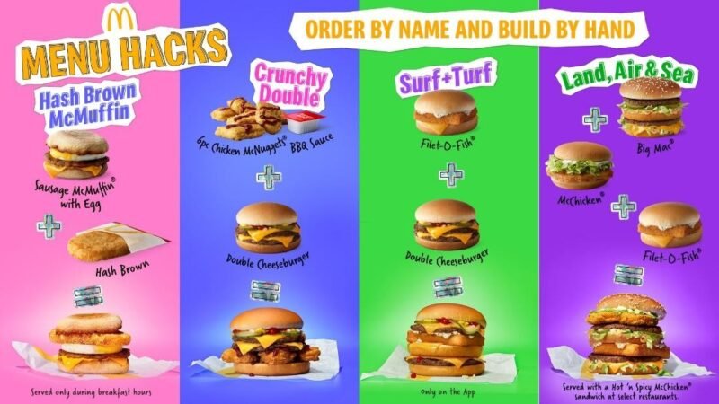 McDonald’s USA introduces fan-inspired hacks to menus