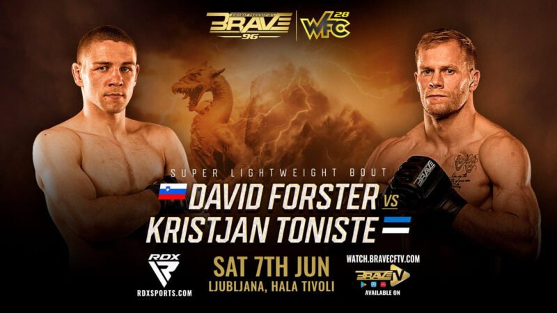 BRAVE CF 96: David Forster targets bounce-back win over Estonia’s Kristjan Tõniste
