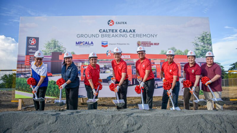 Chevron Philippines breaks ground on first Caltex station along CALAX