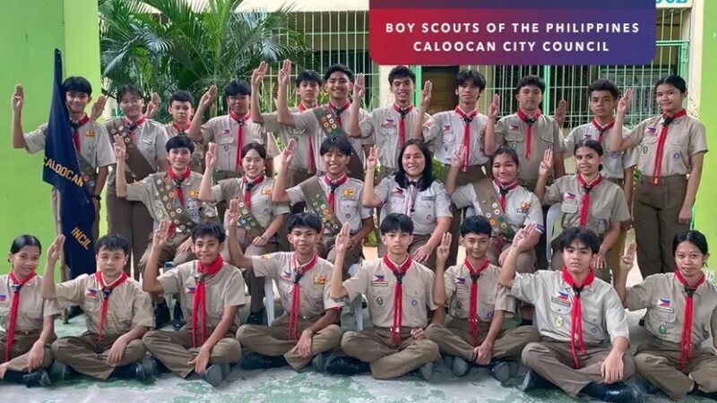 Changing of the Guard set at Rizal Park with Boy Scouts drill exhibition