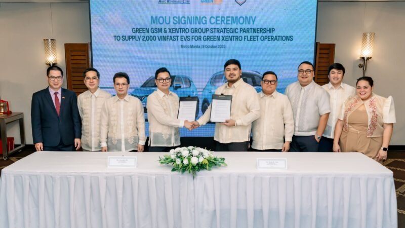 Green GSM, Xentro Motors partner to deploy 2,000 VinFast EVs for sustainable transport in the Philippines
