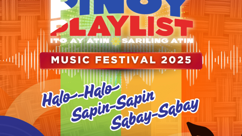 Pinoy Playlist Music Festival 2025 opens pre-lineup ticket sale at special rate