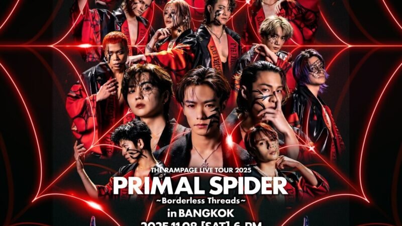 THE RAMPAGE to perform first full-scale tour in Thailand this November
