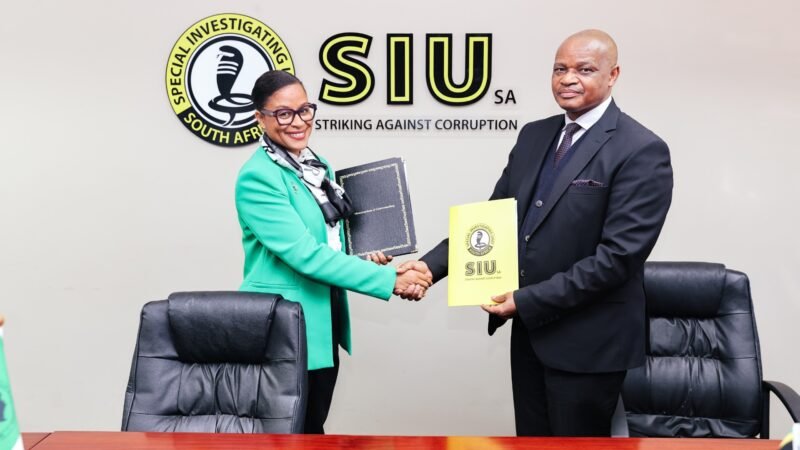 AfDB and South Africa’s SIU sign MOU to boost anti-corruption collaboration