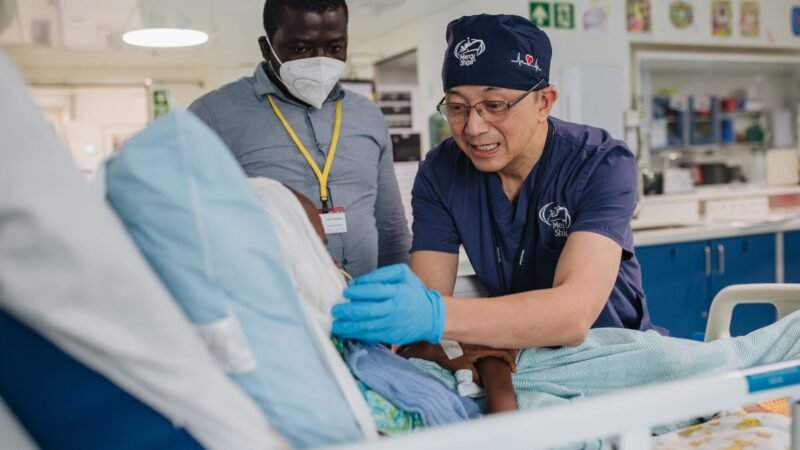 Mercy Ships doctors perform life-saving surgery on Sierra Leone infant