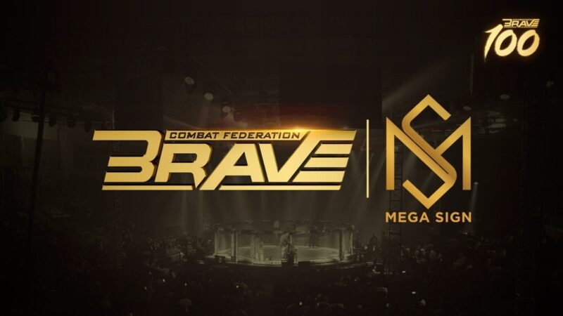 BRAVE CF partners with Mega Sign as landmark BRAVE 100 event nears