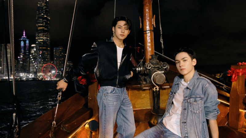 SEVENTEEN’s MINGYU and VERNON explore Hong Kong’s vibrant nightlife along Victoria Harbour