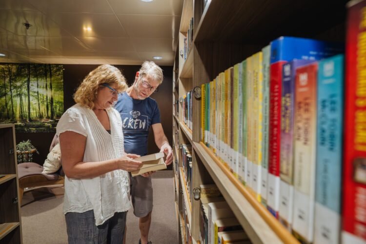 The Sigalets share quiet reflective moments on deck, deepening their bond while serving others.