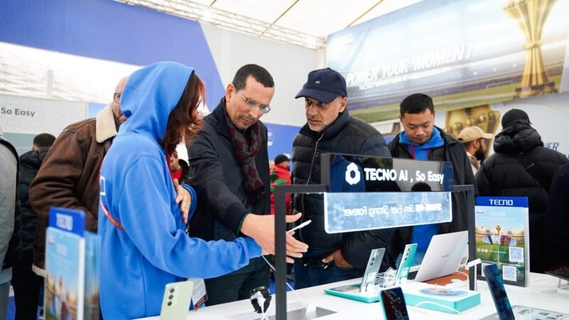 Tecno AI engages fans with pop-up stores and fan zones during AFCON 2025