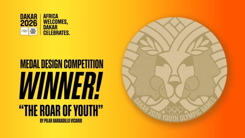 Spanish designer wins Dakar 2026 Youth Olympic medal design contest