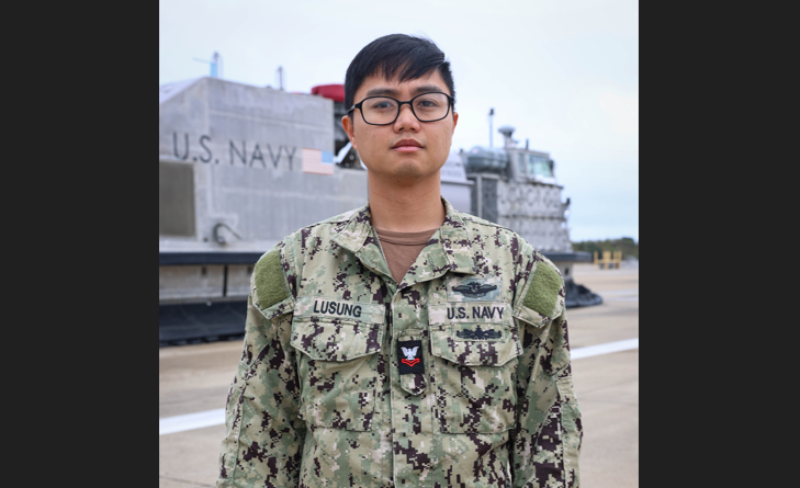 Filipino American sailor serves as hospital corpsman with U.S. Navy unit in Virginia