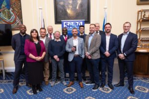 Business leaders attend a SABA-led Scotland–Africa trade session.