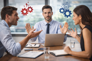 Healthy debates can improve company policies and team dynamics.