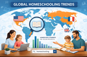 New research compares 40 countries to reveal where home-based education is growing fastest.