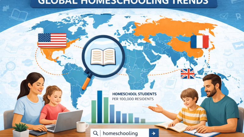 US Leads Global Rise in Homeschooling as Interest Grows in France and UK