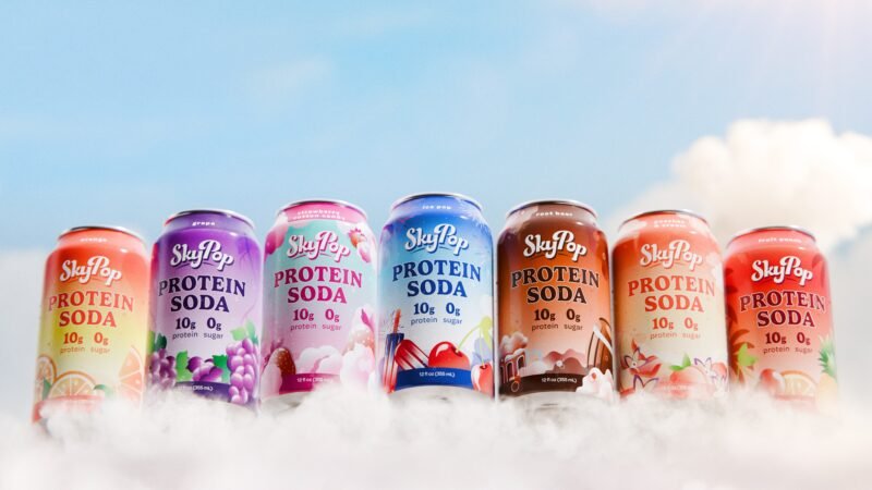 SkyPop launches protein soda nationwide with rapid retail expansion