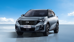 The 2026 GAC EMZOOM GB showcases a refined exterior design with a new grille and modern styling.