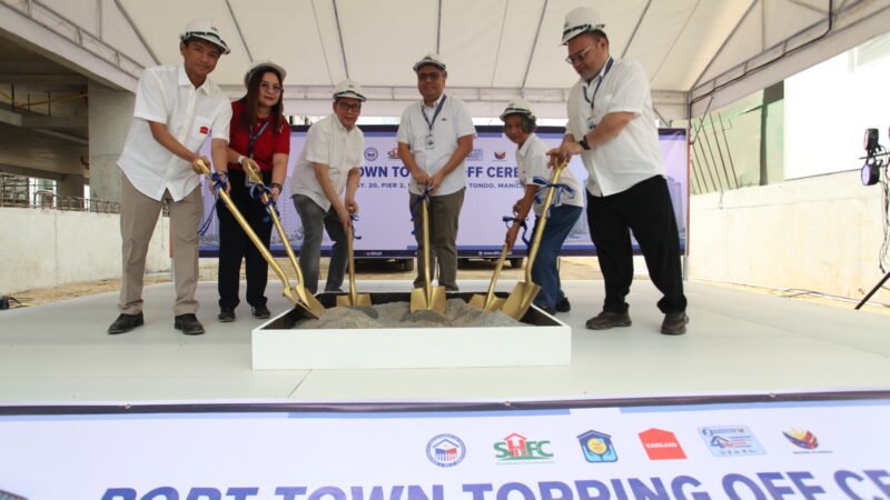 SHFC, DHSUD and Pag-IBIG top off Port Town housing project in Tondo under 4PH program