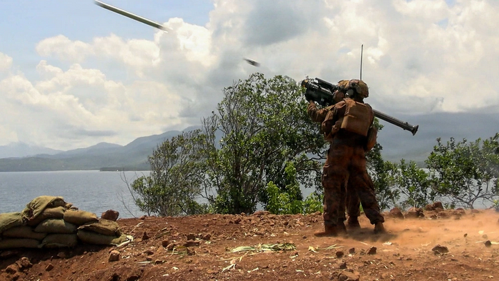 US Marines lead Balikatan live-fire drill with Philippines and allies