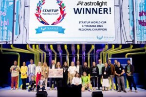 Astrolight was announced as the winner of the Lithuanian regional competition for the Startup World Cup. Source: Astrolight.