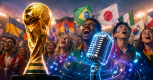 Stadium crowds showcase their passion throughout the 2026 FIFA World Cup.