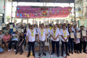 Forty-four Marikina families secure ownership through the government's housing initiative.