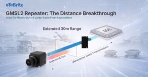 oToBrite GMSL2 Repeater designed for autonomous machines and heavy equipment applications.