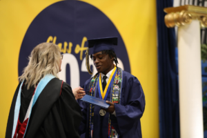 Pierre Damas Bel graduated from Springfield High School as an honors student and was a member of J-ROTC. [photo credit: Pierre Damas Bel Instagram]