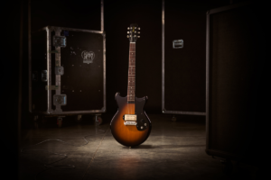 The Epiphone Joan Jett Olympic Special brings Joan Jett's stripped-down rock aesthetic to a signature guitar with a single pickup and minimalist controls.