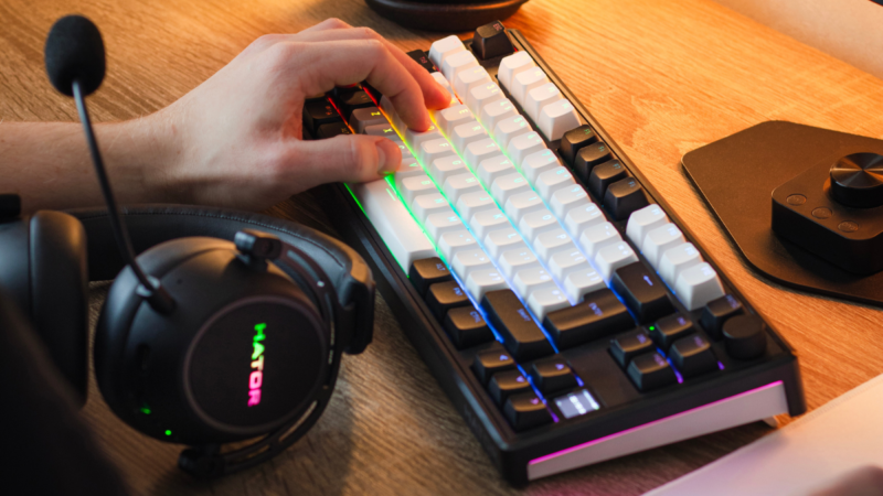 HATOR’s New Keyboard Offers Rapid Trigger Precision, Hot-Swappable Switches and Wireless Play