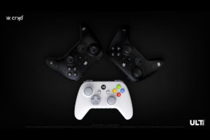 The CRKD ULT PRO is a wireless gaming controller featuring TMR thumbsticks designed to address stick drift concerns.
